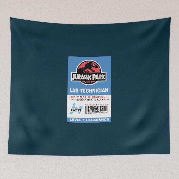 Item preview, Jurrassix Park LabTechnician Card designed and sold by ProDesignsOne.