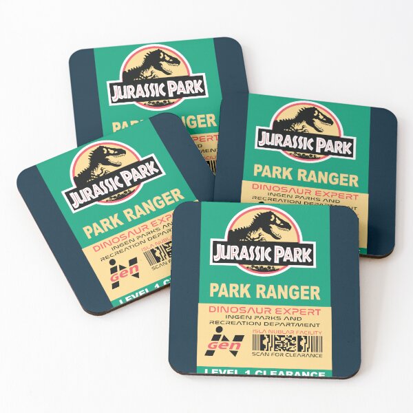 Artikelvorschau, Jurrassix Park ParkRanger Card entworfen und verkauft von ProDesignsOne.