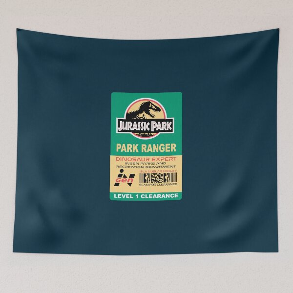Item preview, Jurrassix Park ParkRanger Card designed and sold by ProDesignsOne.