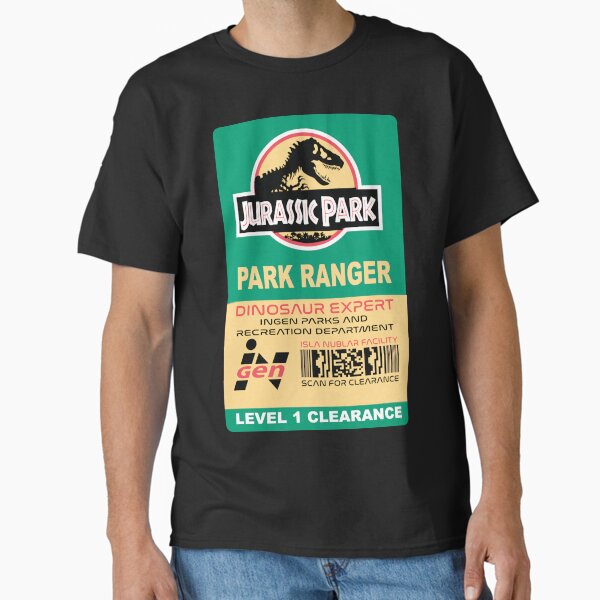 Aperçu de l'œuvre Carte ParkRanger de Jurrassix Park créée et vendue par ProDesignsOne.