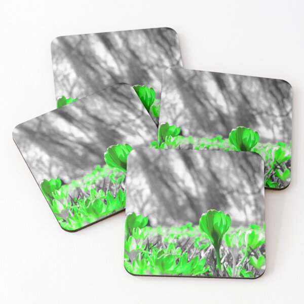 Item preview, Green Flowers designed and sold by PatternTitan.