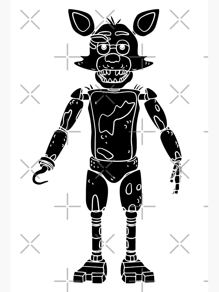 Withered Freddy FNAF Coloring Page for Kids - Free Five Nights at