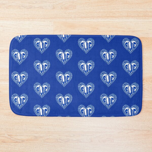 Item preview, blue crystal heart blue typography designed and sold by TheMillusion.