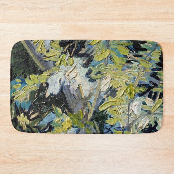Item preview, Tree Branch with Leaves Oil Painting designed and sold by Natalie du Plessis.