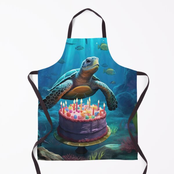 Item preview, Turtle with a Birthday Cake designed and sold by OddCorro.