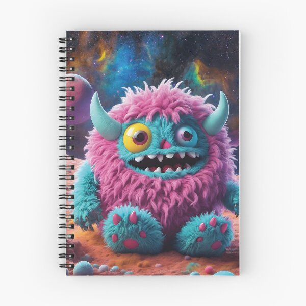 Item preview, funny fluffy monster, kawaii, 80s designed and sold by Mauswohn.