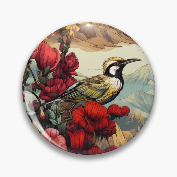 Item preview, Bird with Mountain View, Bird, Animal, Bird with Landscape designed and sold by puppynpaw.