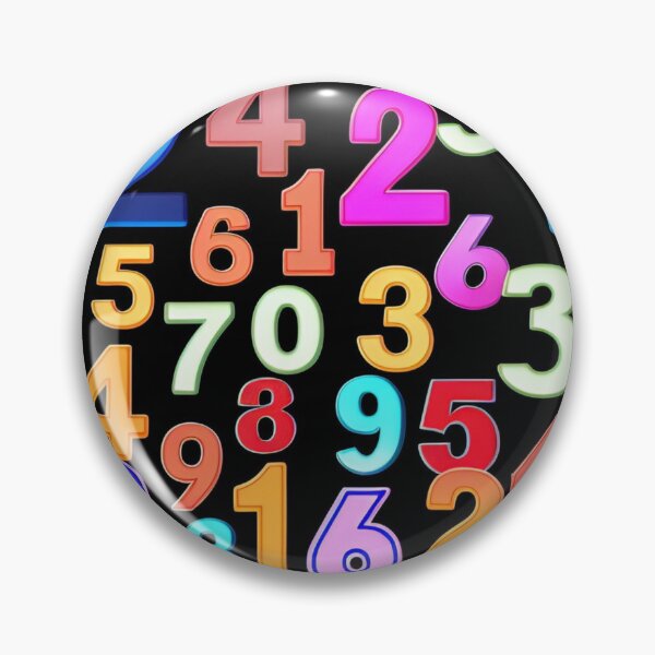 Item preview, Rainbow Calculus Numbers Pattern. designed and sold by Giulivo Store Graphic.