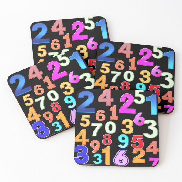 Item preview, Rainbow Calculus Numbers Pattern. designed and sold by Giulivo Store Graphic.