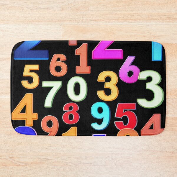 Item preview, Rainbow Calculus Numbers Pattern. designed and sold by Giulivo Store Graphic.