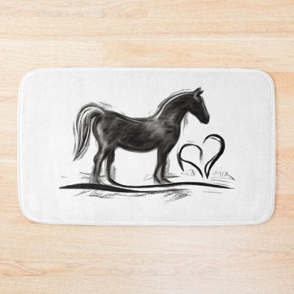 Item preview, Heartful Horse: Equestrian Heartbeat and Love Unbridled designed and sold by digitaldraw4you.