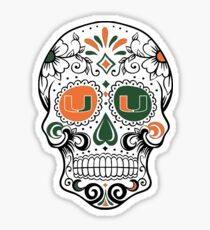 Miami Skull Sticker