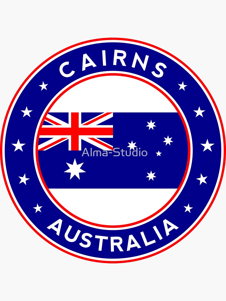 "Cairns, Australia" Sticker for Sale by AlmaStudio Redbubble