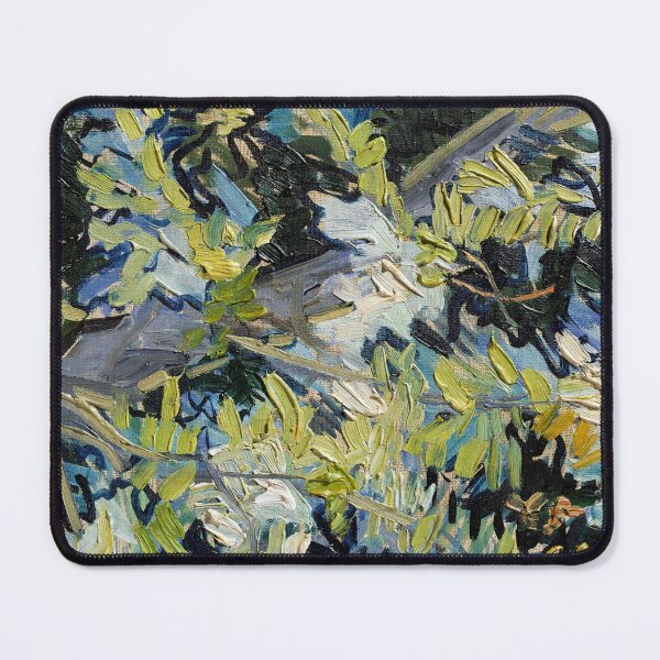Item preview, Tree Branch with Leaves Oil Painting designed and sold by Natalie du Plessis.