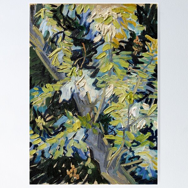 Item preview, Tree Branch with Leaves Oil Painting designed and sold by Natalie du Plessis.