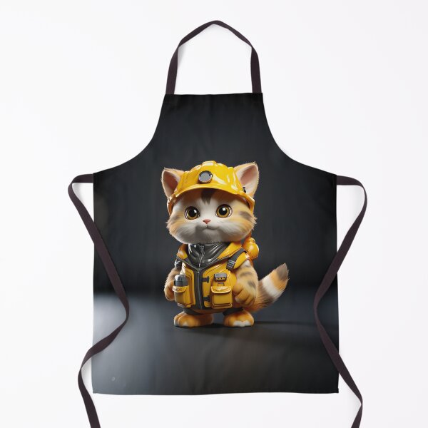 Item preview, Catwithhardhats Cat Worker designed and sold by RosmirStore.