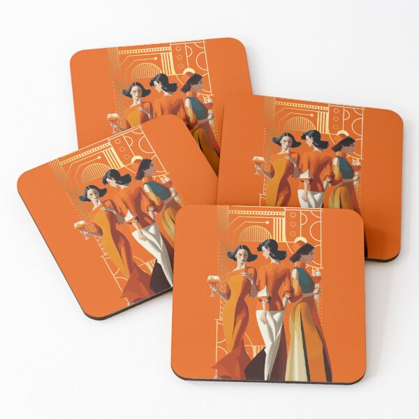Item preview, Three art deco women designed and sold by CatCoconut-Art.