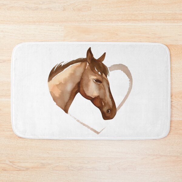 Item preview, Heartfelt Equine Elegance: Horse Head in Love. designed and sold by digitaldraw4you.