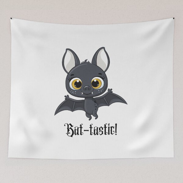 Item preview, Bat-tastic | Funny Bat | Happy Halloween | Halloween Theme designed and sold by ArtisticScratch.