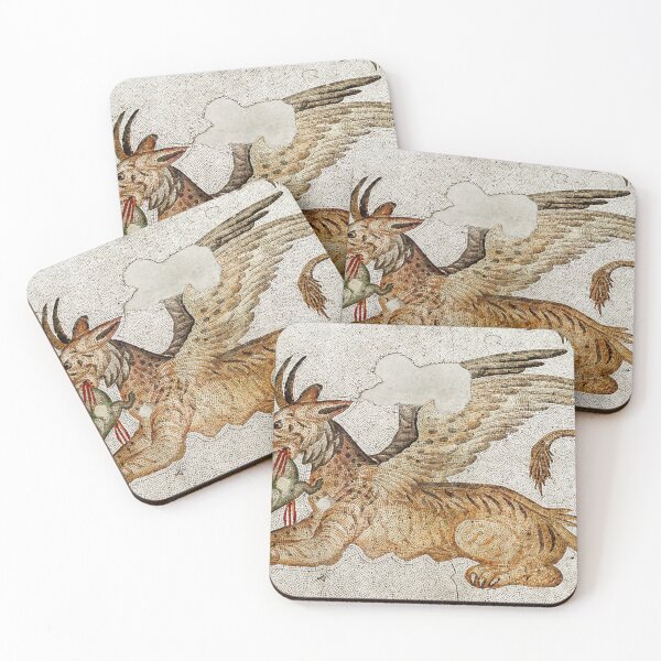 Item preview, Mosaico romano de león y grifo designed and sold by Weston Westmoreland.