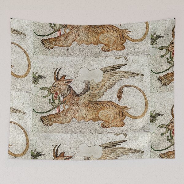 Item preview, Roman Lion-Griffin Mosaic designed and sold by Weston  Westmoreland.