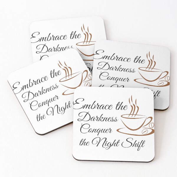 Item preview, Embrace the darkness conquer the Night Shift - funny designed and sold by GlunmanStore.