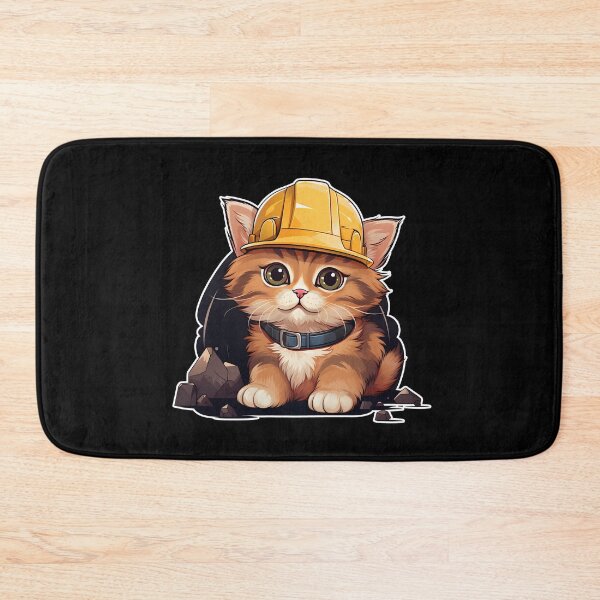 Item preview, Catwithhardhats Cat Worker designed and sold by RosmirStore.