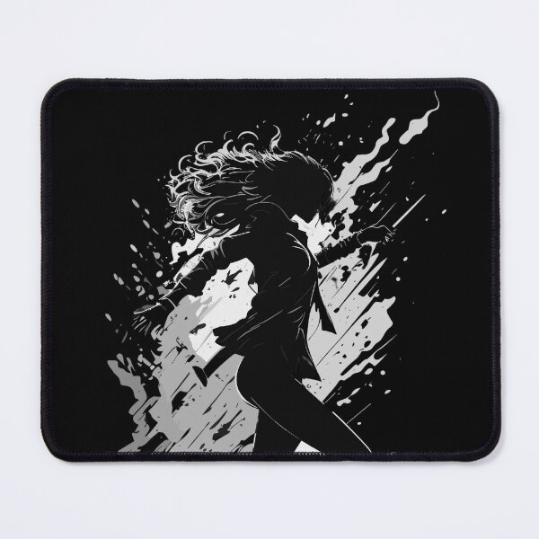Item preview, running woman in black and white designed and sold by MacLis.