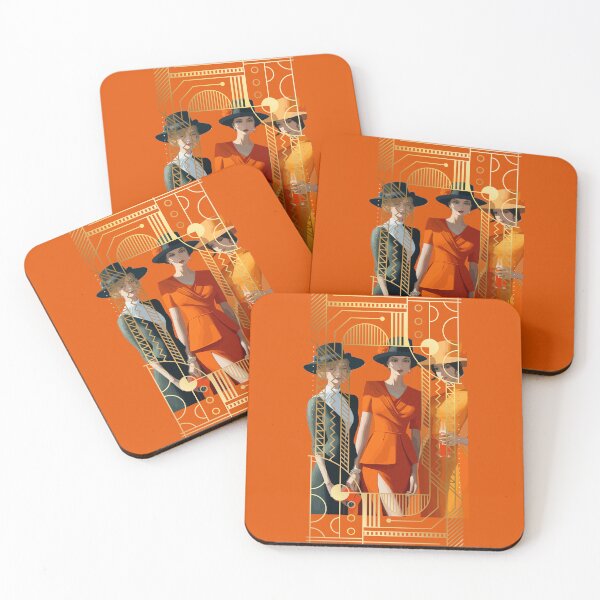 Item preview, Three art deco women designed and sold by CatCoconut-Art.