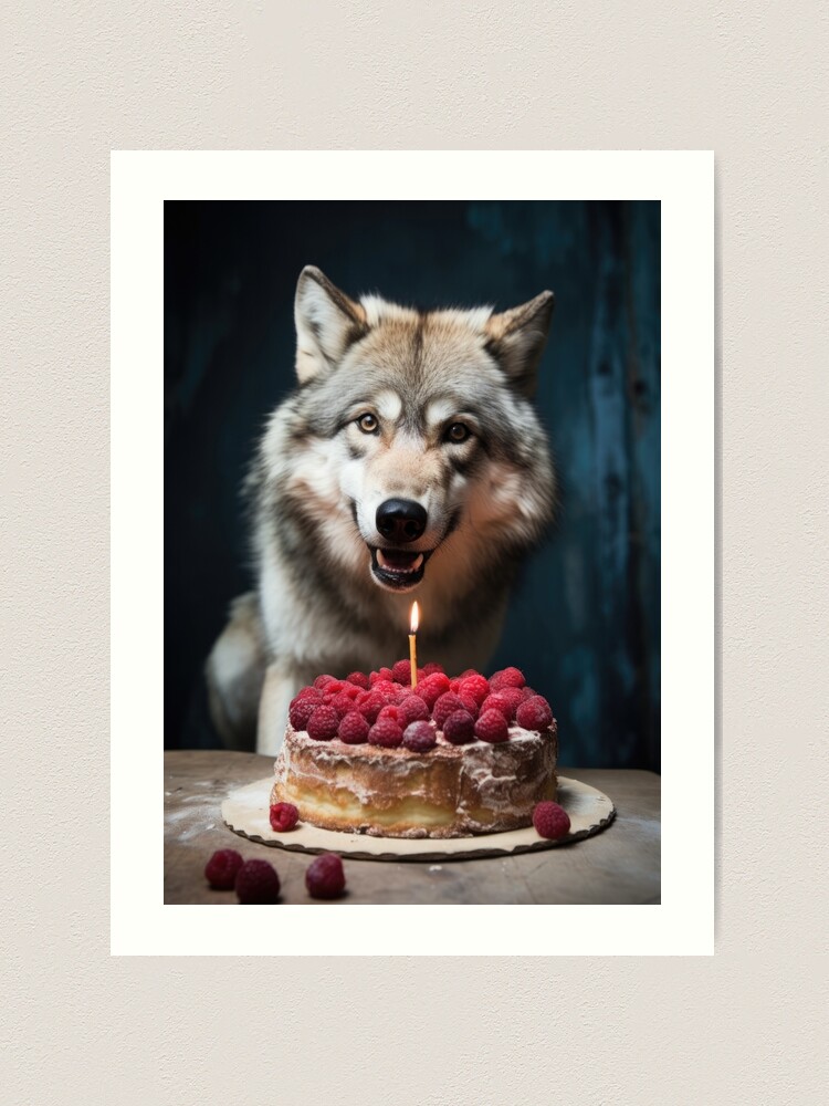 The Boy Who Loves Wolves Cake - CakeCentral.com