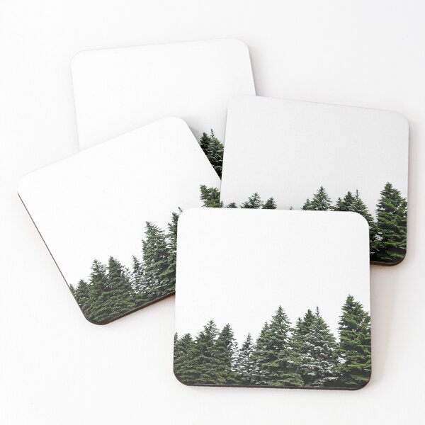 Item preview, Pine trees in a row designed and sold by VeenaNair23.