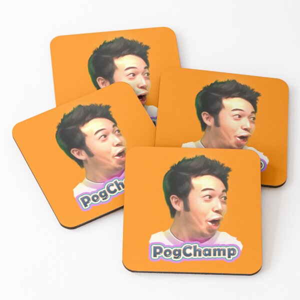 Item preview, PogChamp Twitch emote redesigned HD with lettering art designed and sold by therustyart.