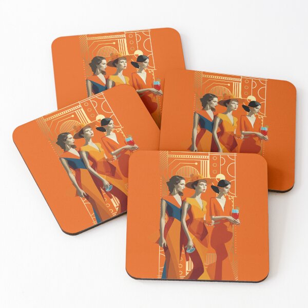 Item preview, Three art deco women designed and sold by CatCoconut-Art.