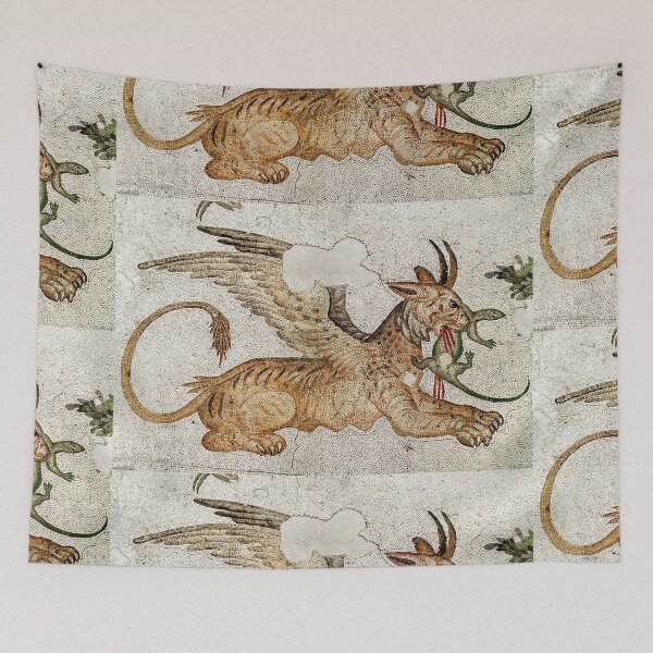 Item preview, Roman Lion-Griffin Mosaic right designed and sold by Weston  Westmoreland.