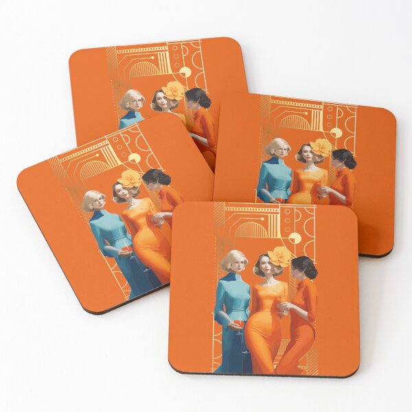 Item preview, Three art deco women designed and sold by CatCoconut-Art.