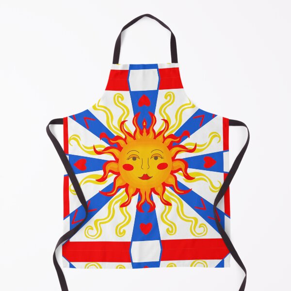 Item preview, Sun of mystery Majolica Ceramic pattern blue red designed and sold by Lucia-Fox.