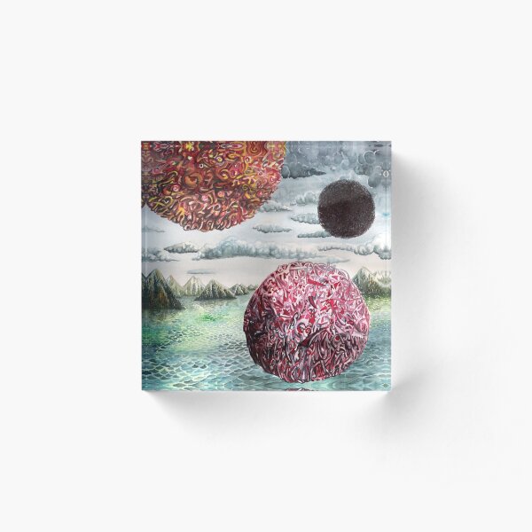Three Worlds Acrylic Block