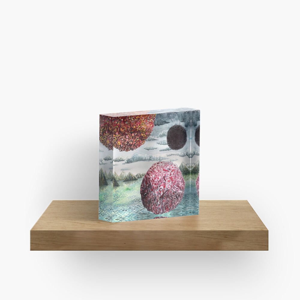 Three Worlds Acrylic Block