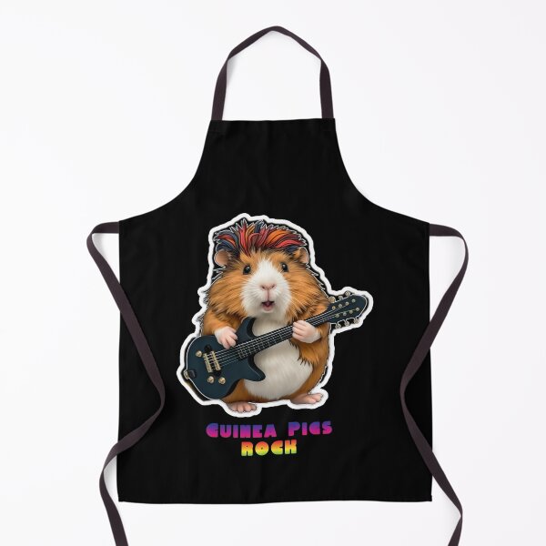 Item preview, Guinea Pigs Rock! A guitar playing Piggie in colors that pop. designed and sold by Liljinkzy.