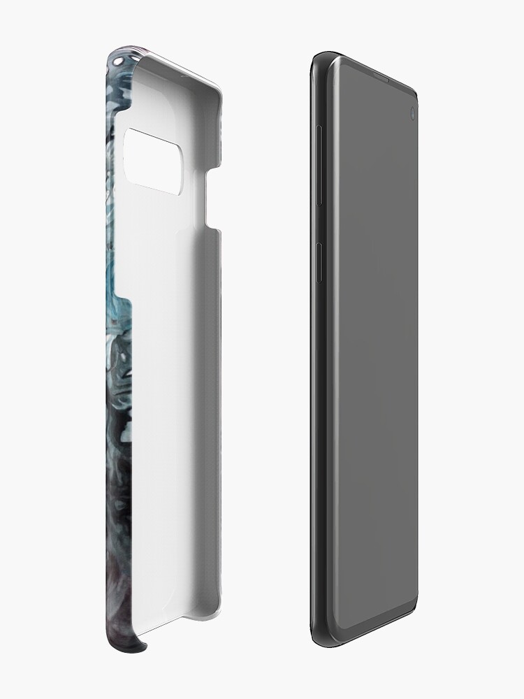 Alternate view of Moon in Man by Davol White Case & Skin for Samsung Galaxy