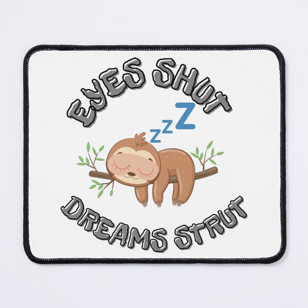 Item preview, eyes shut sloth sleep design designed and sold by WickyWildLife.