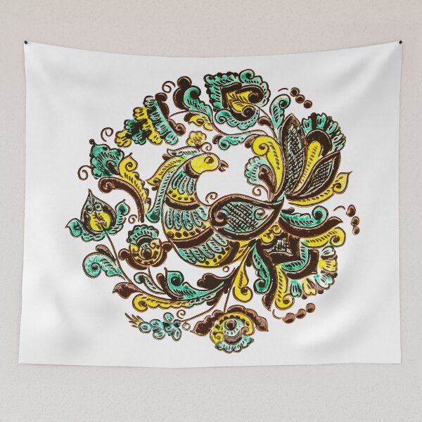 Item preview, Peacock  ukrainian art print designed and sold by Gogodzy.