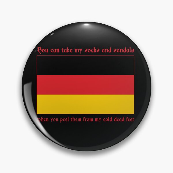 Item preview, The Proud German Tradition of Socks and Sandals designed and sold by BastsTardyChild.