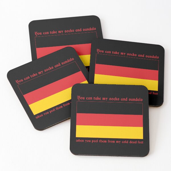 Item preview, The Proud German Tradition of Socks and Sandals designed and sold by BastsTardyChild.