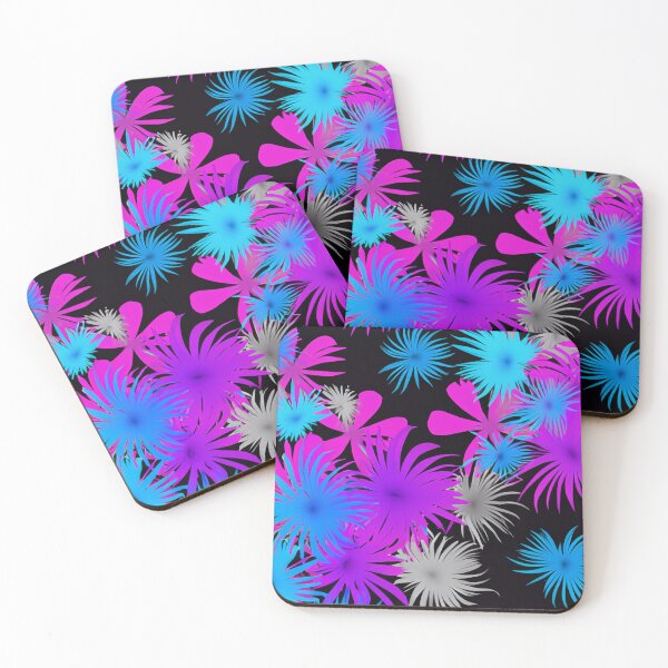 Item preview, Fireworks of leaves and flowers as background designed and sold by Photopat.