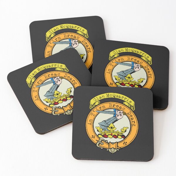 Item preview, McQuarrie Scottish Clan Surname crest designed and sold by BagTown Clans.