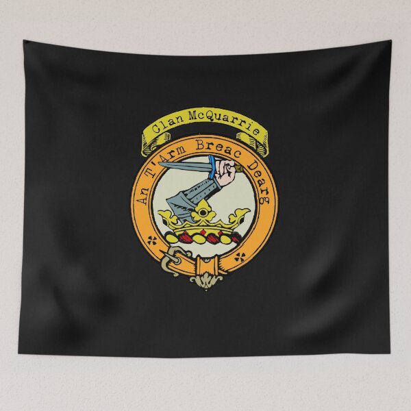 Item preview, McQuarrie Scottish Clan Surname crest designed and sold by BagTown Clans.