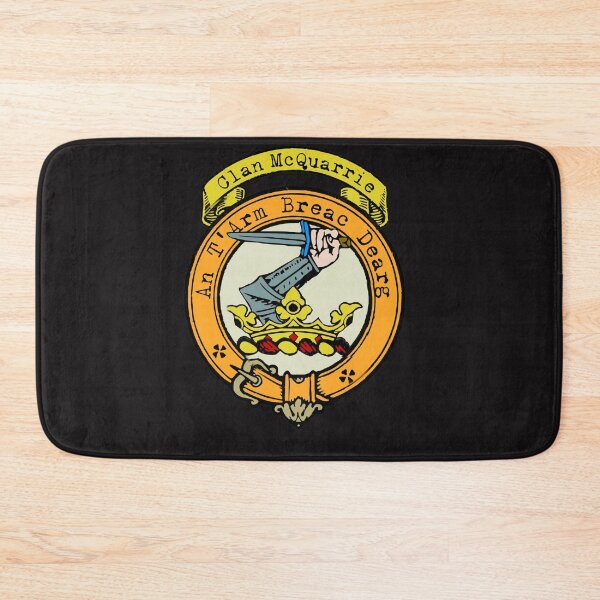 Item preview, McQuarrie Scottish Clan Surname crest designed and sold by BagTown Clans.