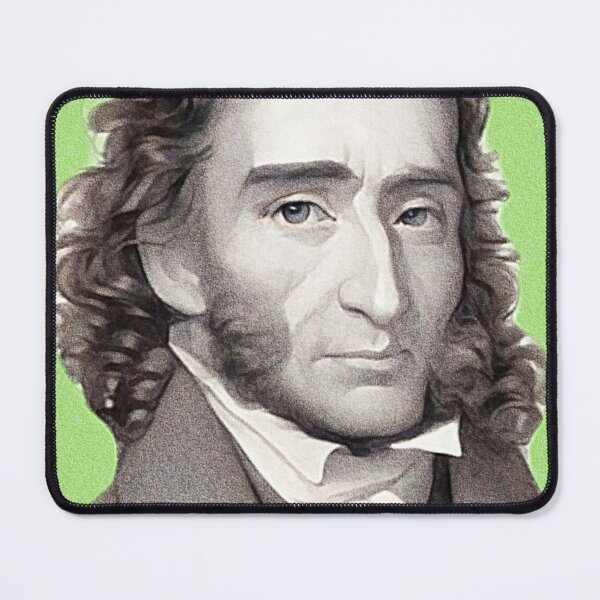 Item preview, Italian Violinist Niccolò Paganini - mint Green - illustration designed and sold by Litstoy.