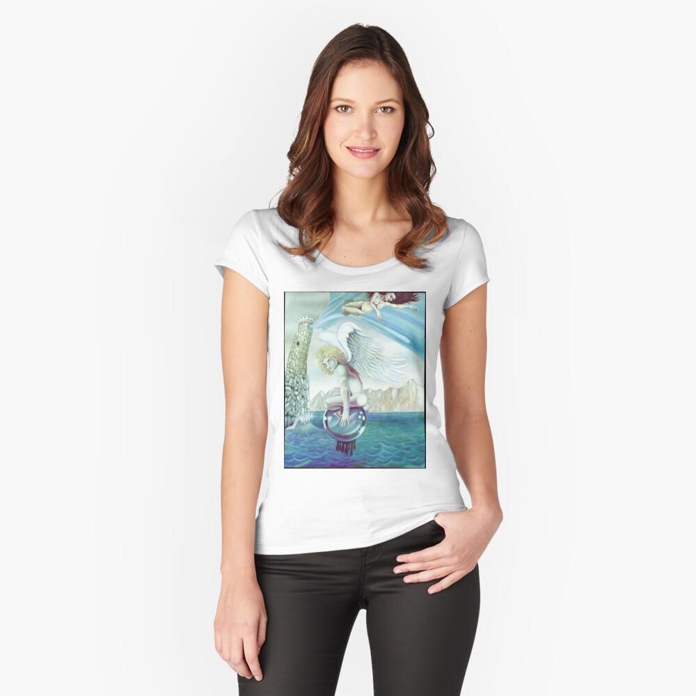 Item preview, Fitted Scoop T-Shirt designed and sold by dajson.